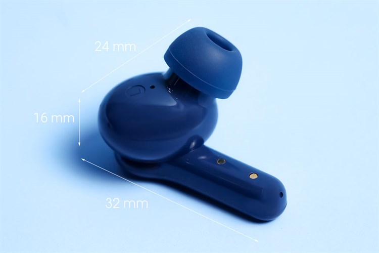 Tai nghe Bluetooth True Wireless Rezo QT13 Màu Xanh Navy