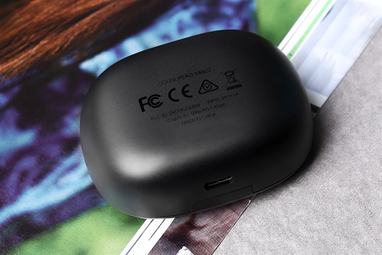 Tai nghe Bluetooth True Wireless Soundpeats Mac 2 Đen Màu Đen