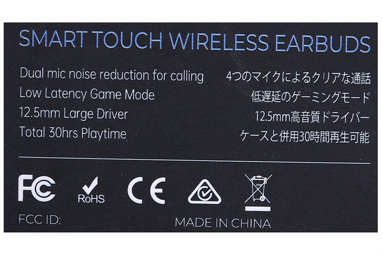 Tai nghe Bluetooth True Wireless Soundpeats Mac 2 Đen Màu Đen