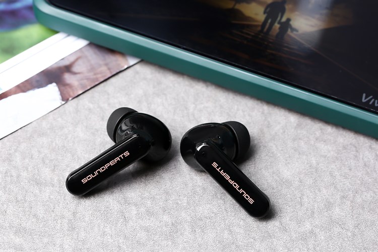 Tai nghe Bluetooth True Wireless Soundpeats Mac 2 Đen Màu Đen