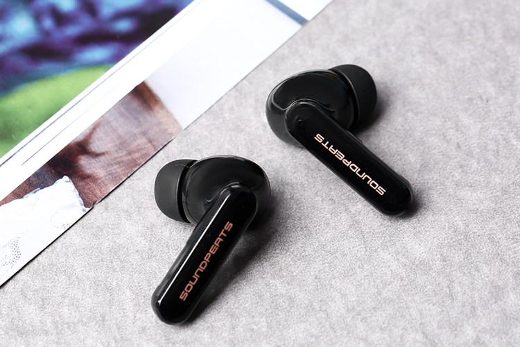 Tai nghe Bluetooth True Wireless Soundpeats Mac 2 Đen Màu Đen