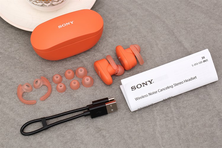 Tai nghe Bluetooth True Wireless Sony WF-SP800N Màu Cam
