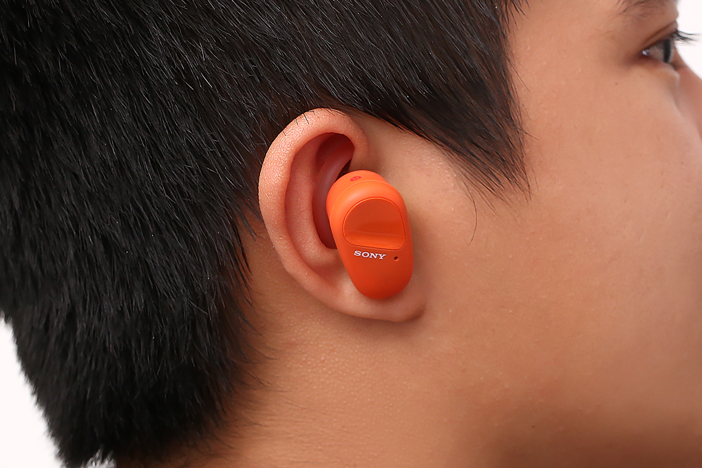 Tai nghe Bluetooth True Wireless Sony WF-SP800N Màu Cam