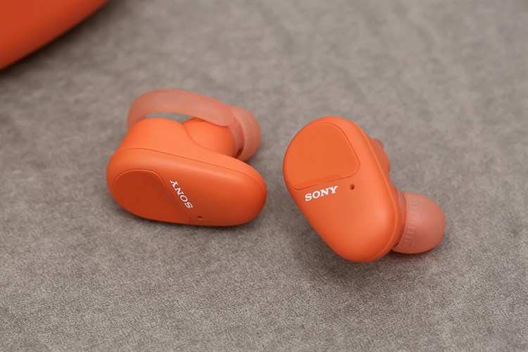 Tai nghe Bluetooth True Wireless Sony WF-SP800N Màu Cam