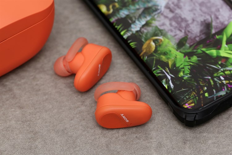 Tai nghe Bluetooth True Wireless Sony WF-SP800N Màu Cam