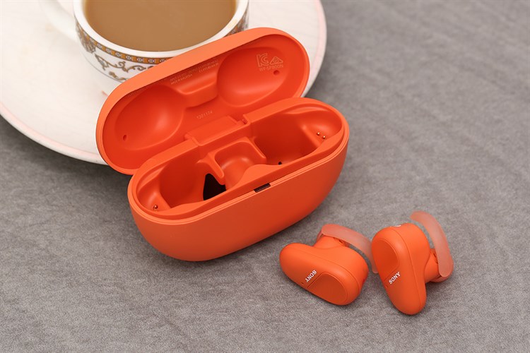 Tai nghe Bluetooth True Wireless Sony WF-SP800N Màu Cam