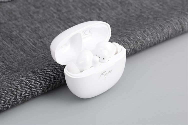 Tai nghe Bluetooth True Wireless Rezo HT03 ANC Màu Trắng