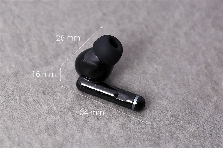 Tai nghe Bluetooth True Wireless Rezo HT03 ANC Màu Đen