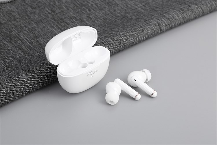 Tai nghe Bluetooth True Wireless Rezo HT03 ANC Màu Trắng