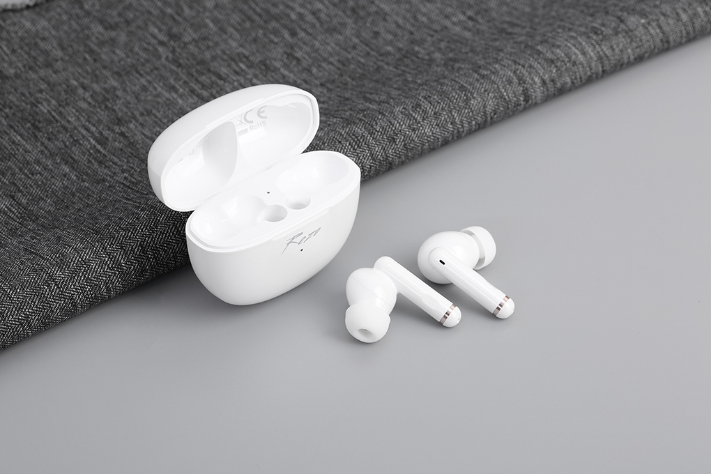 Tai nghe Bluetooth True Wireless Rezo HT03 ANC Màu Trắng