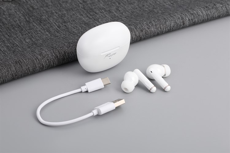 Tai nghe Bluetooth True Wireless Rezo HT03 ANC Màu Trắng