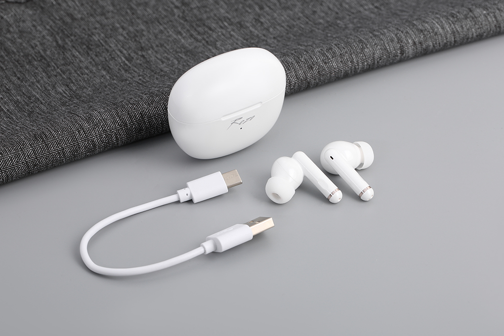 Tai nghe Bluetooth True Wireless Rezo HT03 ANC Màu Trắng