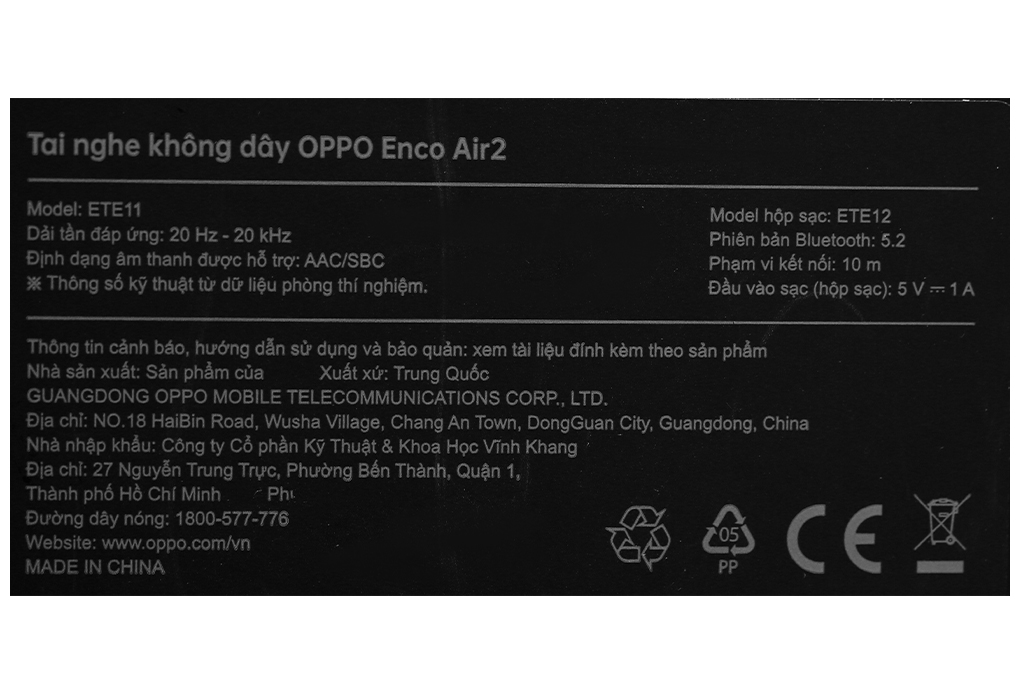 Tai nghe Bluetooth True Wireless OPPO ENCO Air 2 ETE11 - 26