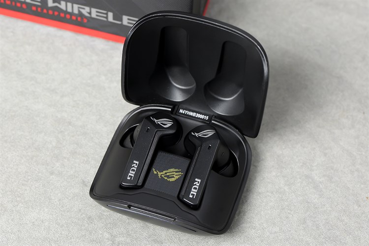 Tai nghe Bluetooth True Wireless Gaming Asus Rog Cetra Màu Đen