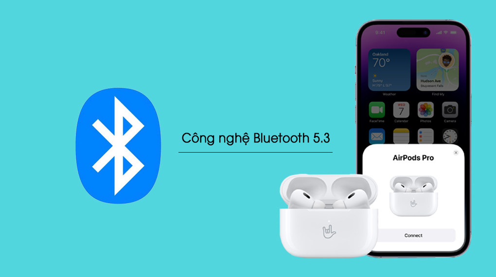 AirPods Pro 2 - Công nghệ Bluetooth 5.3