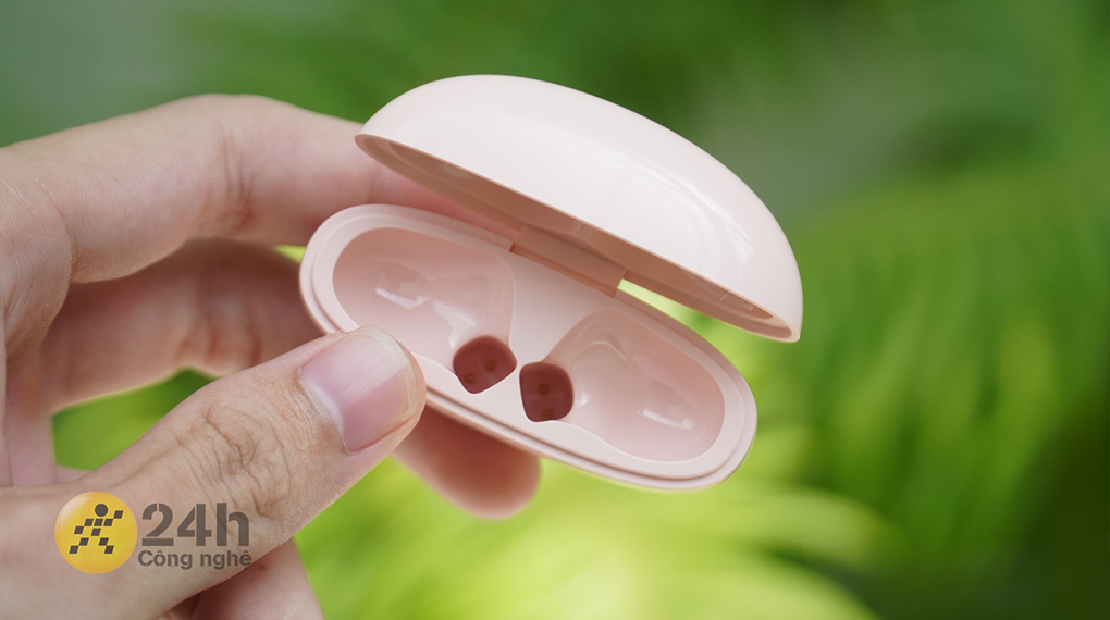 Tai nghe Bluetooth True Wireless AVA+ DS206 - Hoàn thiện kỹ lưỡng từ nhựa bóng