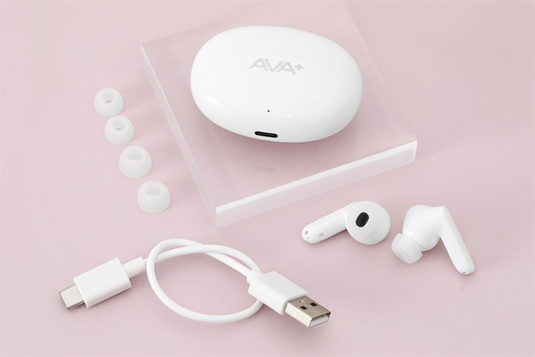 Tai nghe Bluetooth True Wireless AVA+ DS206 Màu Trắng