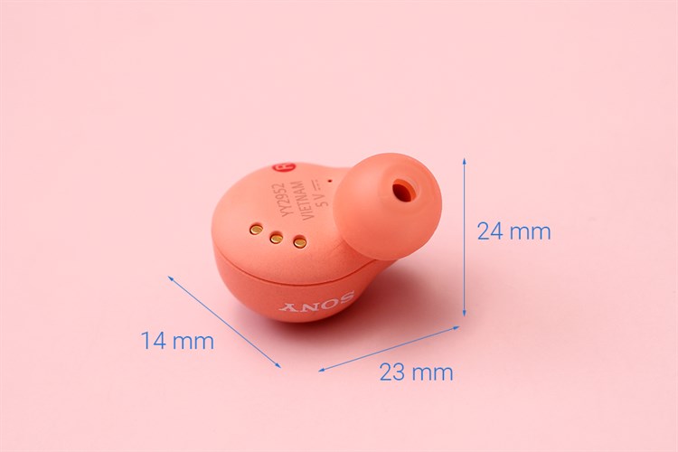 Tai nghe Bluetooth True Wireless Sony WF-C500 Màu Cam