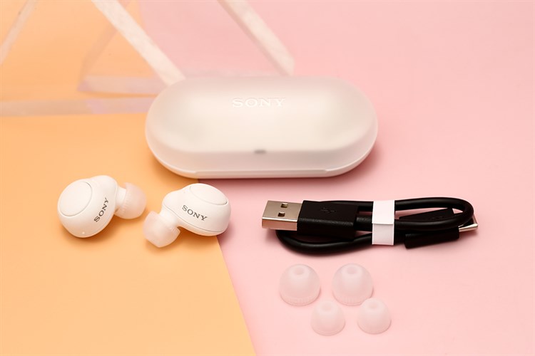 Tai nghe Bluetooth True Wireless Sony WF-C500 Màu Trắng