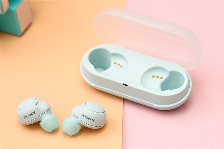 Tai nghe Bluetooth True Wireless Sony WF-C500 Màu Xanh ngọc