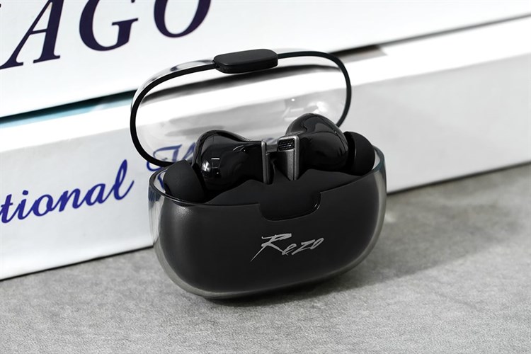 Tai nghe Bluetooth True Wireless Rezo Air Màu Đen