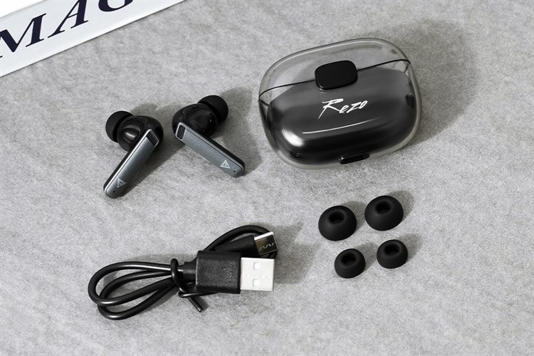 Tai nghe Bluetooth True Wireless Rezo Air Màu Đen