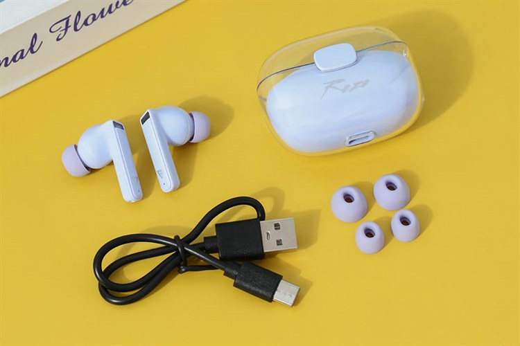 Tai nghe Bluetooth True Wireless Rezo Air Màu Tím