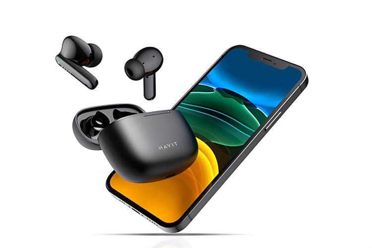 Tai nghe Bluetooth True Wireless HAVIT TW967 Màu Đen