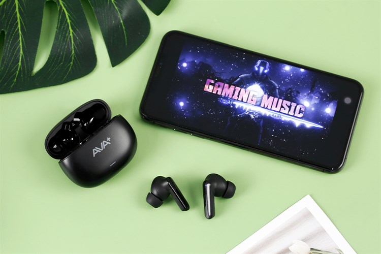 Tai nghe Bluetooth True Wireless AVA+ FreeGo W26 Màu Đen