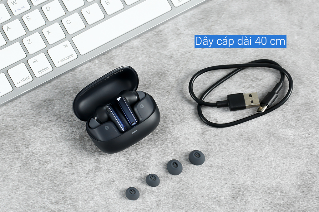 Tai nghe Bluetooth True Wireless Baseus Bowie M2s Màu Đen