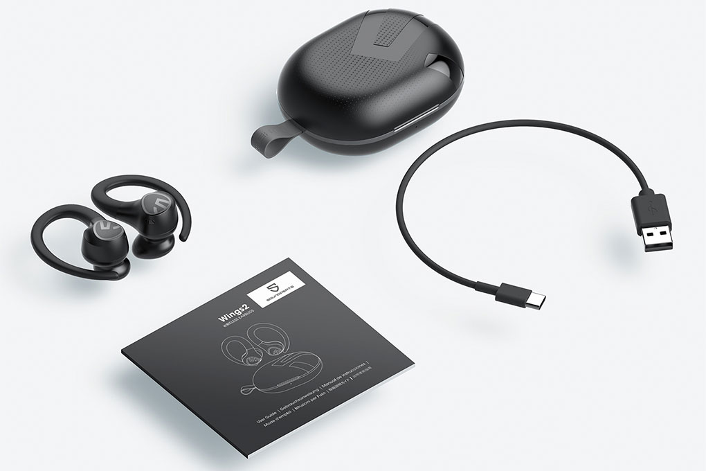 Tai nghe Bluetooth True Wireless Soundpeats Wings2 Màu Đen