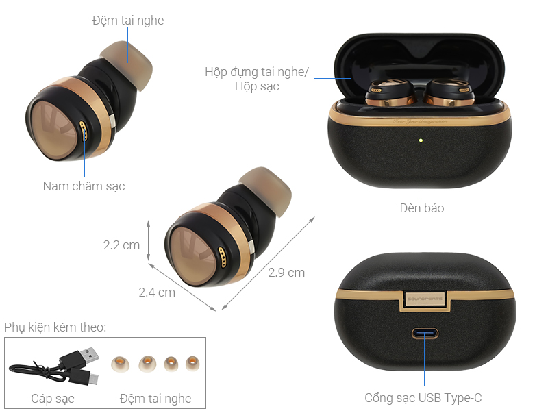 Tai nghe Bluetooth Soundpeats Opera 05