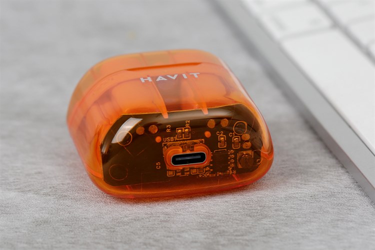 Tai nghe Bluetooth True Wireless Havit TW945 Màu Cam