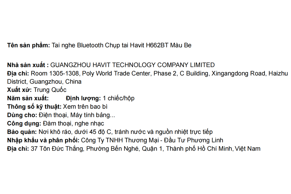 Tai nghe Bluetooth Chụp Tai Havit H662BT - 7