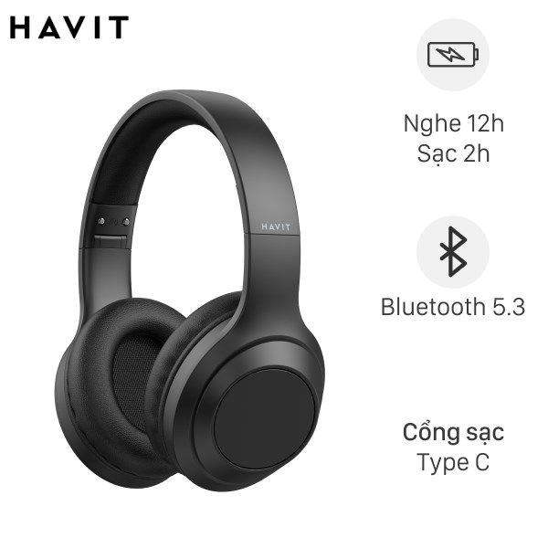 Tai nghe Bluetooth Chụp Tai HAVIT H661BT