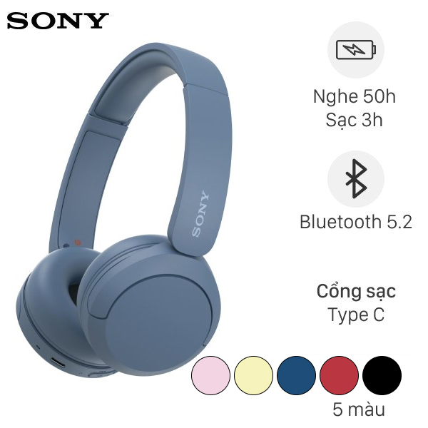 Tai nghe Bluetooth Chụp Tai Sony WH-CH520