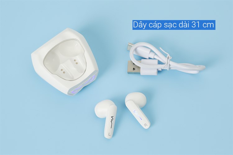 Tai nghe Bluetooth True Wireless Genius HS-M920BT Màu Trắng