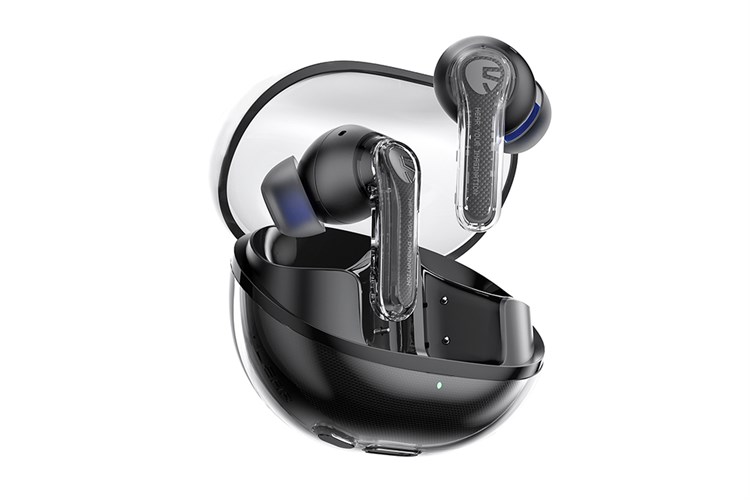 Tai nghe Bluetooth True Wireless Soundpeats Clear Màu Đen
