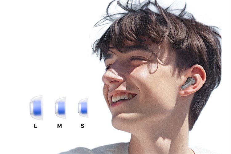 Tai nghe Bluetooth True Wireless Soundpeats Clear Màu Đen
