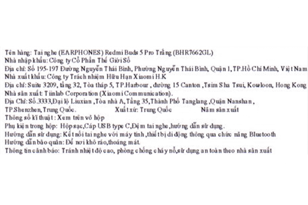 Tai nghe Bluetooth True Wireless Xiaomi Redmi Buds 5 Pro - 16
