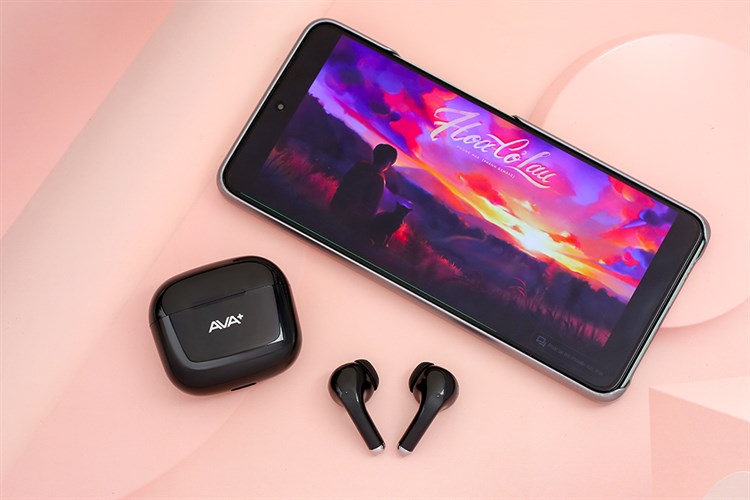 Tai nghe Bluetooth True Wireless AVA+ Go F25 Màu Đen
