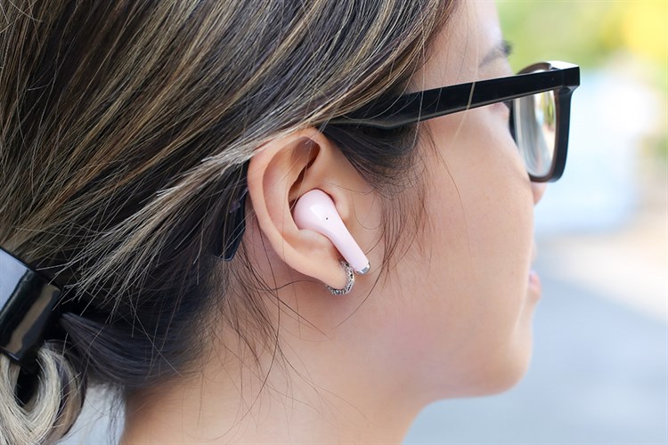 Tai nghe Bluetooth True Wireless AVA+ Go F25 Màu Hồng