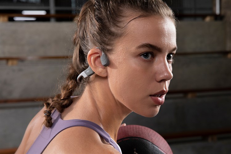 Tai nghe Bluetooth truyền xương Shokz OPENRUN S803 Màu Xám