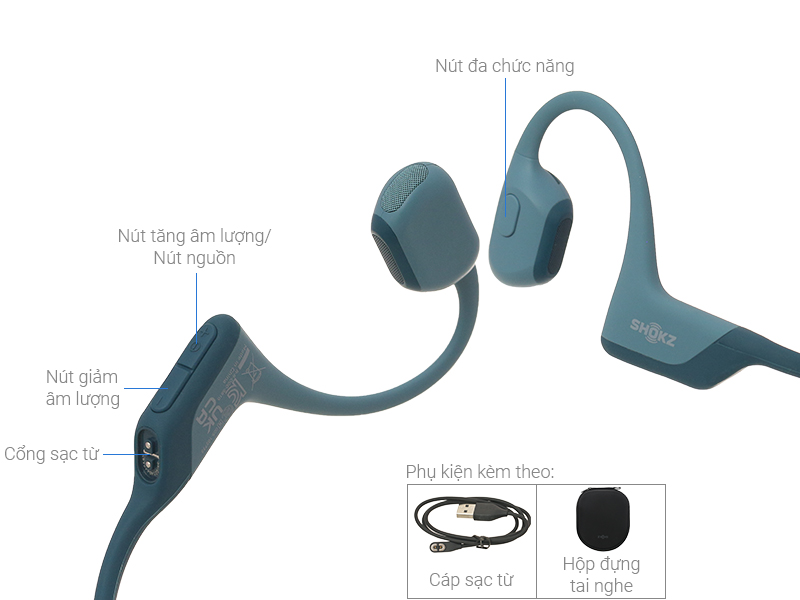 Tai nghe Bluetooth truyền xương Shokz OPENRUN PRO S810