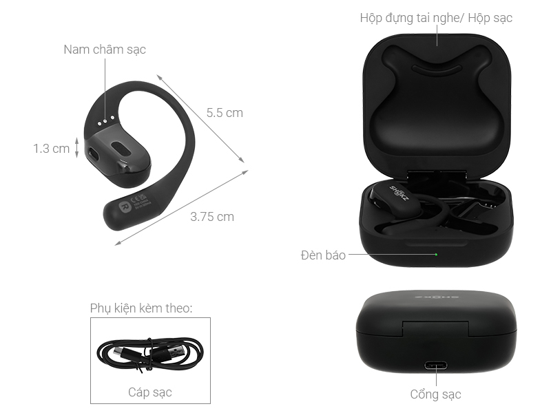 Tai nghe Bluetooth True Wireless Shokz OPENFIT T910