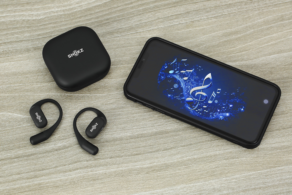 Tai nghe Bluetooth True Wireless Shokz OPENFIT T910 Màu Đen