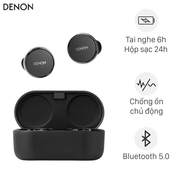 Tai Nghe Bluetooth True Wireless Denon Perl Ahc10Plbkem