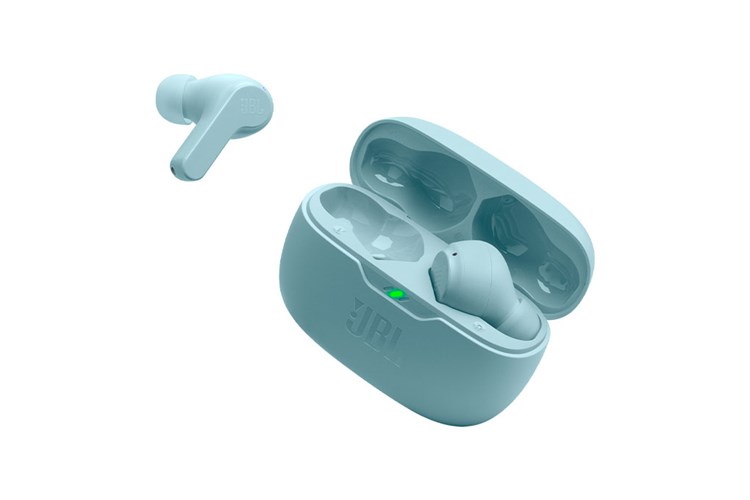 Tai nghe Bluetooth True Wireless JBL Wave Beam Màu Xanh mint