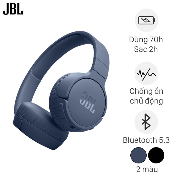 Tai Nghe Bluetooth Chụp Tai Jbl Tune 670Nc