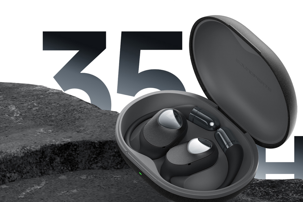 Tai nghe Bluetooth Open - Ear True Wireless Soundpeats GoFree 2 Màu Đen